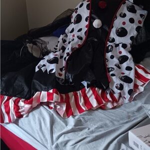 It is a full costume killer female clown worn once